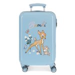 Valise cabine - disney - bambi - 55 cm - 33 litres - abs bleu