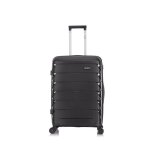 Celims france - valise cabine 55x35x25 cm valise polypropylne lgre et rigide cadenas tsa noir