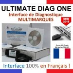 Valise diagnostic multimarques ultimate diag one - interface diagnostique multimarque obd et logiciel ...