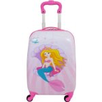Valise enfant snowball - sir�ne - rose - coque rigide en polycarbonate