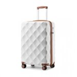 British traveller valise grande taille 73x47x30cm valise rigide ultra lgre valise de voyage avec 4 ...