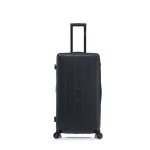 Valise grande taille 75 cm avec �tag�res cadenas tsa abs ultra - r�sistant roues 360 noir