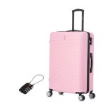 Valise grande taille 75cm 23kg valise celims weekend roues 360 cadenas rose p�le