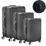 Valises - kilisky - set de 3 valises cabine - 4 roulettes 360� - cadenas � combinaison - abs - adultes ...