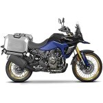 Valises latérales pour moto suzuki v - strom 800 de - blanc - fixations incluses Valises latérales pour moto suzuki v - strom 800 de - blanc - fixations incluses
