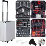 Valise � outils - 816 pi�ces - en aluminium - avec roulettes