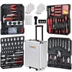 Monzana® valise à outils 899 pièces argent en acier robuste poignée télescopique mallette bricolage à ... Monzana® valise à outils 899 pièces argent en acier robuste poignée télescopique mallette bricolage à ...
