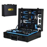 Valise � outils combin�e 247 pi�ces ? coffret de maintenance polyvalent pour bricolage maison et m�canique ...