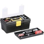 Valise  outils mcplus - makuba - noir - plastique - avec bote de rangement intgre
