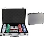 Valise de poker aluminium - 200 jetons - mixte - enfant - jeu de carte - 18 ans - aluminium