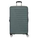 Valise rigide american tourister spinner 78 - 29 exp tsa - vert - homme - grand - 4 roulettes - dperlant ...