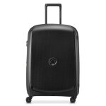 Valise rigide delsey paris belmont plus - 71 cm - noir - 4 roulettes 360 - cadenas tsa