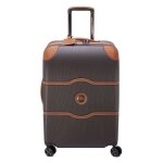 Valise rigide delsey chatelet air 2. 0 4dr trolley 66 - marron - 69l - roues silencieuses