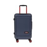 Valise rigide - eastpak - resistr zip - bleu - 55x35x20 cm - 4 roulettes 360