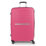 Valise rigide - gabol - shinyuu - rose - homme - 4 roulettes - trolley l 76 cm avec soufflet dextension ...