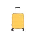 Celims france - valise cabine 55x35x25 cm valise polypropylne lgre et rigide cadenas tsa jaune