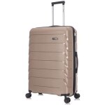 Valise grande taille 75cm valise soute 23kg valise polypropylène champagne Valise grande taille 75cm valise soute 23kg valise polypropylène champagne