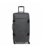 Valise souple - eastpak - trans4 l 75 cm - gris fonc - 4 roulettes - cadenas tsa