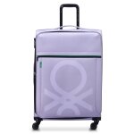 Valise soute souple - delsey paris - color block - 76 cm - 104 l - lavande