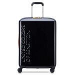 Valise trolley 4 roues delsey paris x united colors of benetton 66 cm - noir - tas031460 tas031461