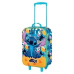 Valise trolley soft 3d - disney lilo et stitch colors - turquoise - taille unique Valise trolley soft 3d - disney lilo et stitch colors - turquoise - taille unique
