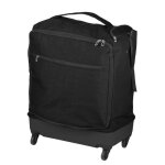 Valise trolley - xcase - 57 l - noir - souple - 4 roulettes 360�