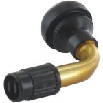 Valve compl�te pour pneumatique tubeless mod�le courb� (type pvr70) - longueur: 42mm