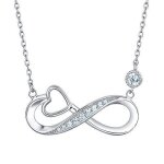 Van chloe - collier en argent sterling 925 pour femmes amour infini en or rose pendentif plaqué or blanc ... Van chloe - collier en argent sterling 925 pour femmes amour infini en or rose pendentif plaqué or blanc ...
