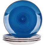 Vancasso srie bella 4 pices assiette plate  dner assiette colore en porcelaine motif cercle arbre ...