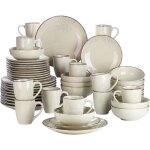 Vancasso srie navia service complet vaiselle en cramique 48 pices pour 12 personnes assiette faence ...