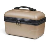 Vanity rigide kinston ? (abs) - champagne - grande capacit l 30 x h 17 x p 18 cm