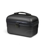 Vanity rigide kinston ? (abs) - noir - grande capacit l 30 x h 17 x p 18 cm