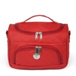 Vanity semi rigide � suspendre kinston - grande capacit� l 25 x h 18 x p 13 cm (rouge)