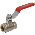 Vanne 1 / 4 tour double femelle � manette - boutte - 12x17 - passage deau optimum