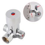Vanne - m�langeur eau chaude froide - filetage g1 / 2 - laiton - pour robinet automatique