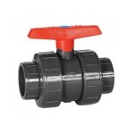 Vanne pvc  boisseau sphrique 1 / 4 de tour pour piscine - cepex - antiblock -  50 mm - pn10
