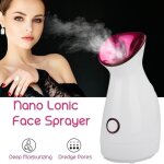 Vapeur visage vaporisateur sauna spa facial chaude nano ionique visage steamer humidificateur appareil ...