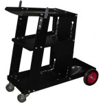 Chariot pour poste à souder - varan - wt002 - 3 étages - 45kg - métal - noir Chariot pour poste à souder - varan - wt002 - 3 étages - 45kg - métal - noir