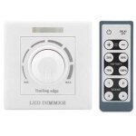 Variateur dintensit� led 220v 200w avec t�l�commande infrarouge gradateur led interrupteur universel ...