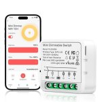 Variateur de lumiere led interrupteur sans fil smart dimmer sans - fil dimmable pour l�clairage int�rieur ...