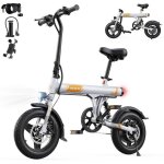 Varun c14 - 1 - v�lo �lectrique pliable - roues de 14 pouces - moteur 250 w vitesse maximale 25 km / ...