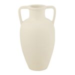 Vase avec anses amphore 48cm blanc