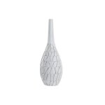 Vase - design - moderne - résine blanche - 50 cm - Élégant et sophistiqué Vase - design - moderne - résine blanche - 50 cm - Élégant et sophistiqué