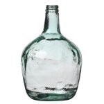 Vase dame jeanne 4l verre recycl� d19 h31