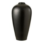 Vase d�co poterie ying 50cm noir