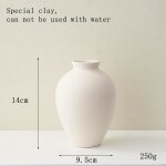 Vase d�coratif - blanc - c�ramique - contemporain - design - pour maison et bureau