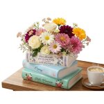Vase d�coratif en forme de livre vases livres en c�ramique uniques moderne pour maisontable ma�tresse ...