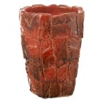 Vase design en c�ramique akane 24cm rouge