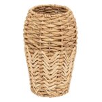 Vase rond jacinthe deau h35cm marron - atmosphera cr�ateur dint�rieur