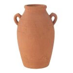 Vase jarre en terre cuite moke 47cm cuivre